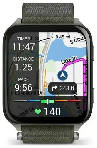 Фото: Смарт годинник Garmin Venu X1 Moss with Titanium Caseback and Moss ComfortFit Nylon Band (010-02980-03) № 14 | KTC