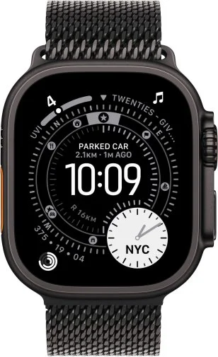 Фото: Смарт годинник Apple Watch Ultra 3 - 49mm Black Titanium Case with Black Titanium Milanese Loop - Small (MF1N4) № 14 | KTC