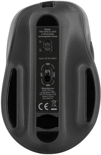 Фото: Миша Yenkee YMS 2080GY Slider Wireless Grey (45019322) № 17 | KTC
