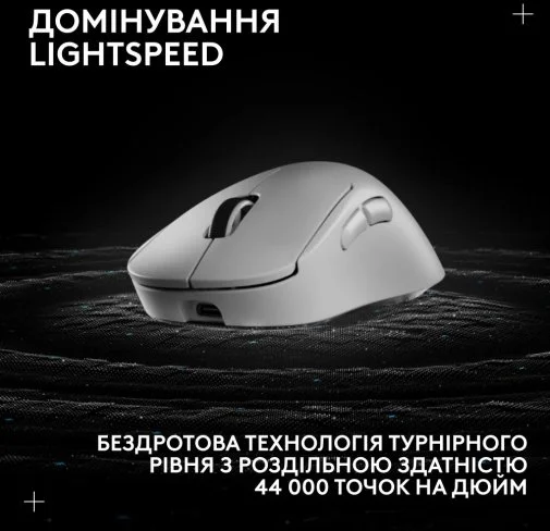 Фото: Миша Logitech G Pro X Superlight 2 Dex Wireless White (910-007365) № 19 | KTC