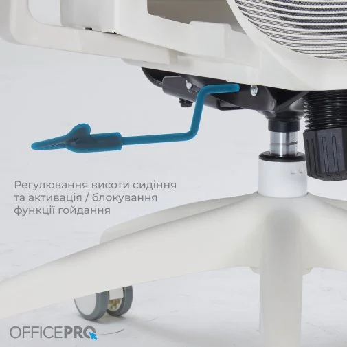 Фото: Крісло OfficePro Atlas OC630-W-LG-LG White/Light Gray № 31 | KTC