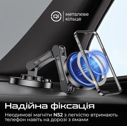 Фото: Кріплення для мобільного телефону Promate Magnus (magnus) № 10 | KTC