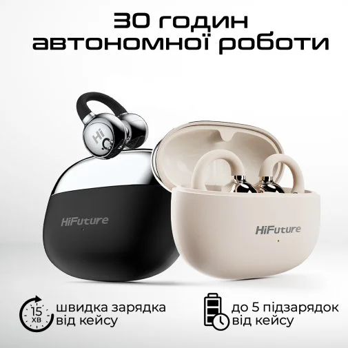 Фото: Навушники HiFuture FlexClip Champagne (6972576181961) № 18 | KTC