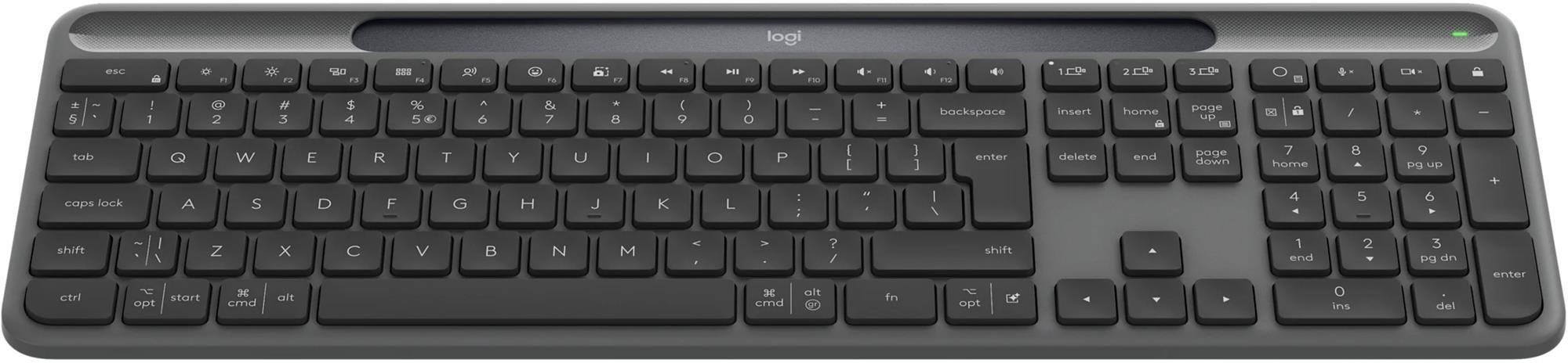 Клавіатура, Logitech Signature Slim Solar Plus K980 US International Wireless, Graphite