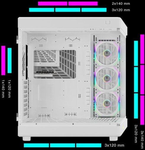 Корпус Gamdias Neso P1 Pro WW White with window (4711514500431)
