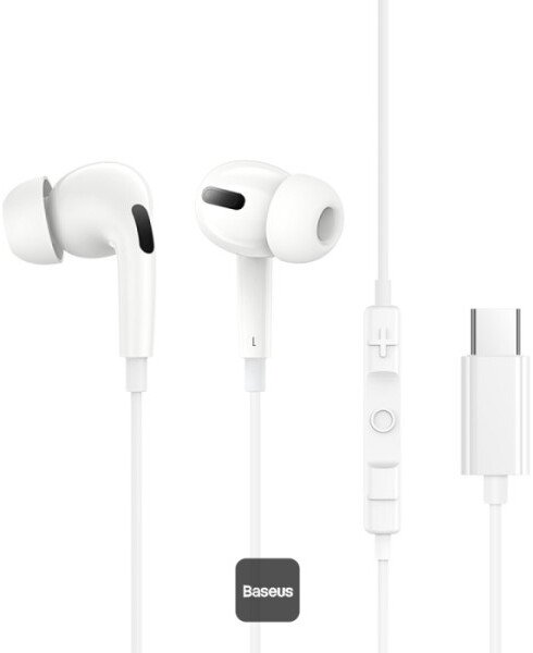 Гарнітура вкладиші Baseus Encok CZ18 (Type-C) White