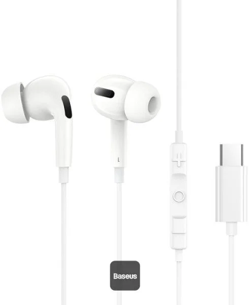 Гарнітура вкладиші Baseus Encok CZ18 (Type-C) White