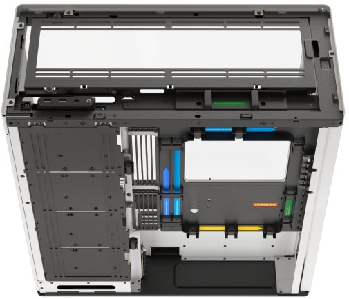 Корпус HAVN HS 420 VGPU White with window (HVN-CA-HS420-07)