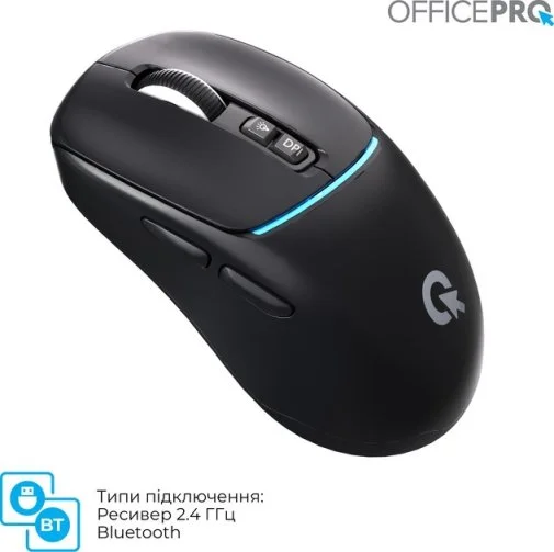 Фото: Миша OfficePro M468B Wireless Black № 23 | KTC