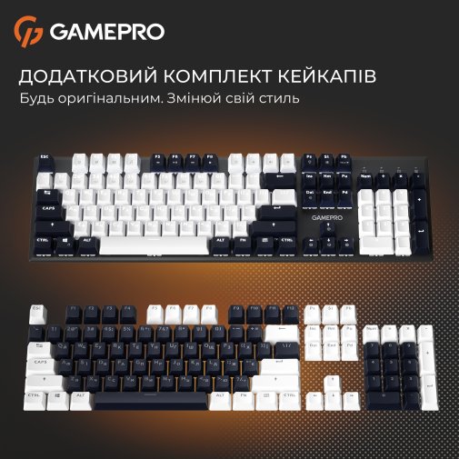Клавіатура GamePro Genesis Joker MK144B Red Switches USB Black