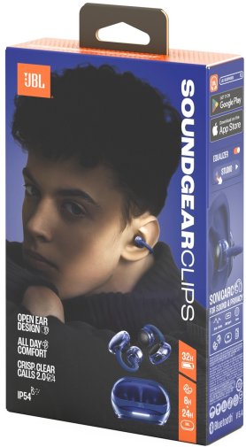 Навушники JBL Soundgear Clips Blue (JBLSNDGEARCLBLU)