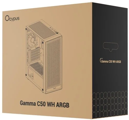 Фото: Корпус Ocypus Gamma C50 ARGB White with window (GAMMA-C50-WHG400XX-GL) № 19 | KTC