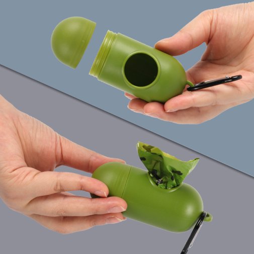 Пакети+контейнер для прибирання за собаками Lapka LPK-34