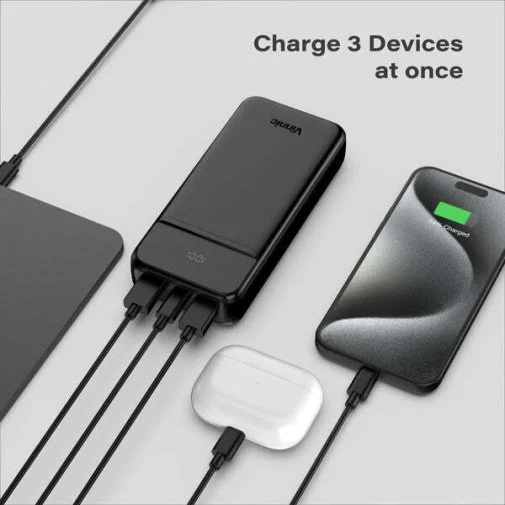 Фото: Батарея універсальна Vinnic Everest 3 20000mAh 22.5W Black (4898338024562) № 11 | KTC