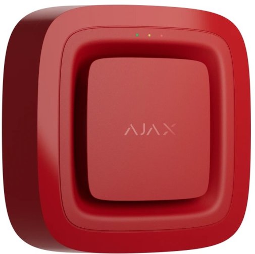 Бездротовий адресний пожежний оповіщувач звуковий Ajax EN54 FireProtect (Sounder) Jeweller Red