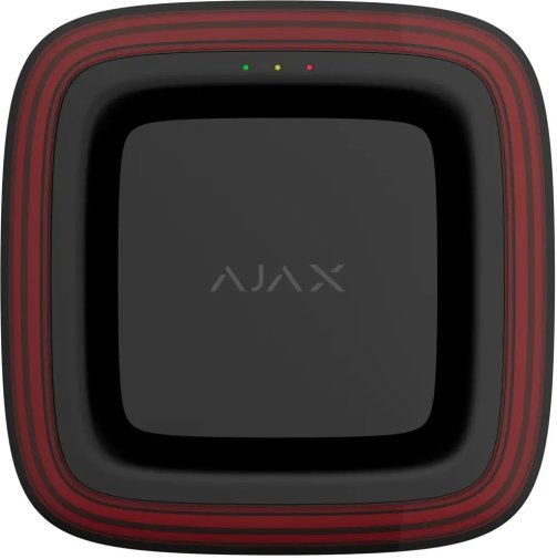 Бездротовий адресний пожежний оповіщувач світлозвуковий Ajax EN54 FireProtect (Sounder/VAD) Jeweller Black