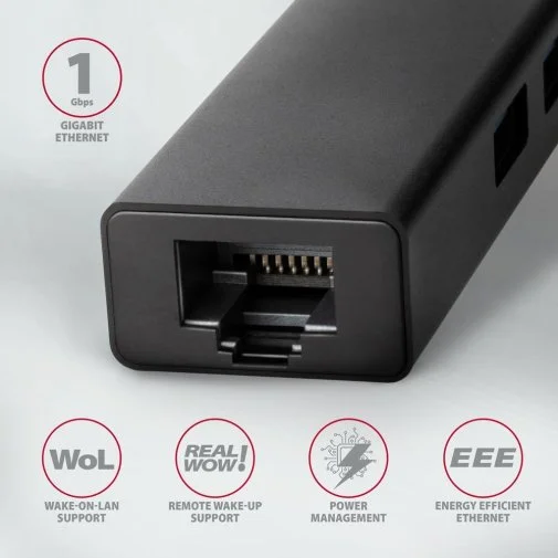 Фото: USB-хаб Axagon HMC-GL3A Black № 10 | KTC