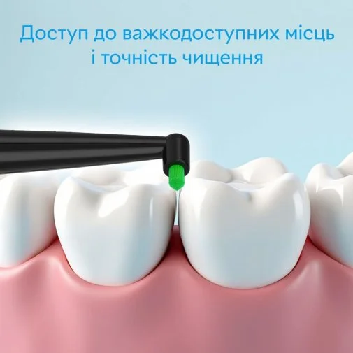 Фото: Насадка для зубної щітки PECHAM Mono-bundle medium stiffness Black (4820201379622.0) № 11 | KTC