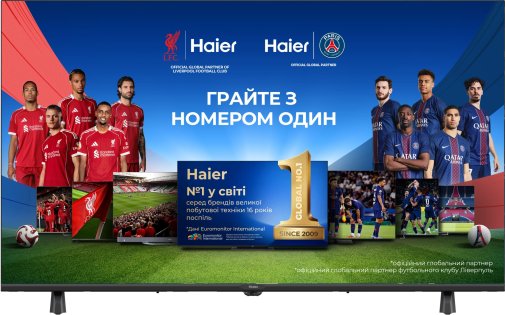 Телевізор LED Haier H55K85FUX (Google TV, Wi-Fi, 3840x2160)