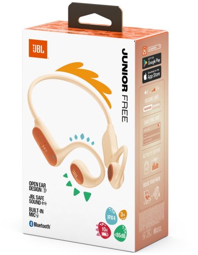 Гарнітура вкладиші JBL Junior Free Bluetooth, Peach