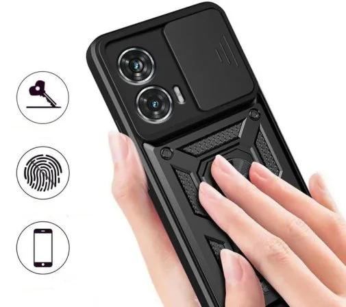 Фото: Чохол BeCover for Motorola Moto G85 - Military Black (712163) № 7 | KTC