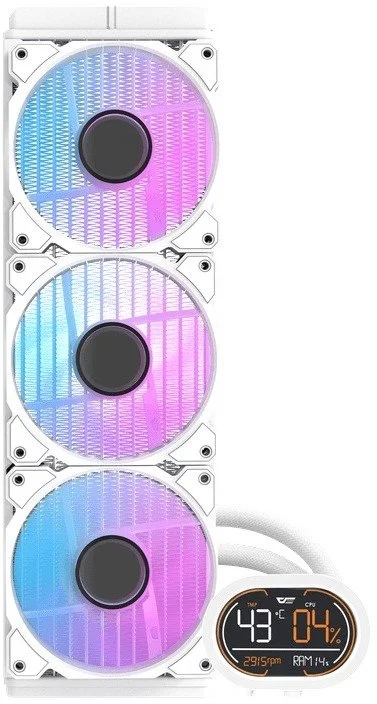 Фото: Система рідинного охолодження DARKFLASH DH360D White (DH360D WHITE) № 9 | KTC
