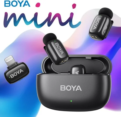 Фото: Радіосистема BOYA mini-12 Type-C/Lightning Black № 23 | KTC
