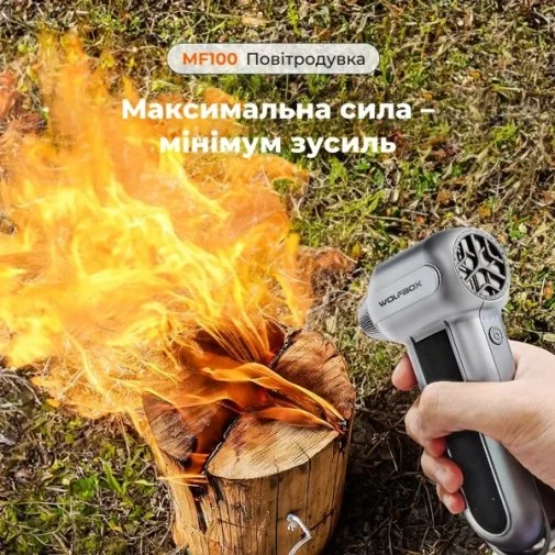 Фото: Акумуляторний турбокомпресор (повітродувка) Wolfbox MegaFlow 100 (MF100) № 20 | KTC
