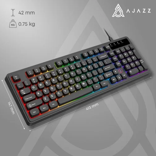 Фото: Клавіатура Ajazz AF98 USB Black (AF98-B) № 26 | KTC