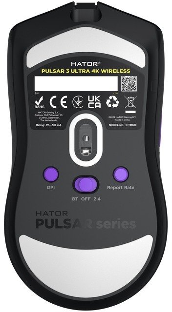 Миша Hator Pulsar 3 Ultra 4K Wireless Black (HTM680)