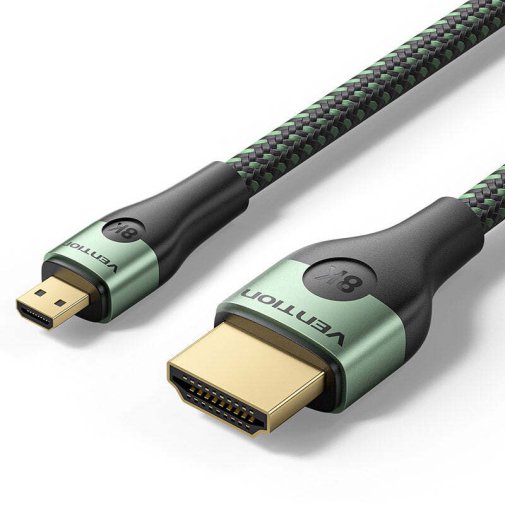 Кабель Vention v2.0 8K HDMI / Micro HDMI 1m Green (AGKGF)