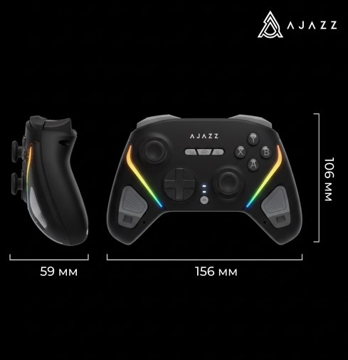 Геймпад Ajazz GP100 Black (GP100-B)