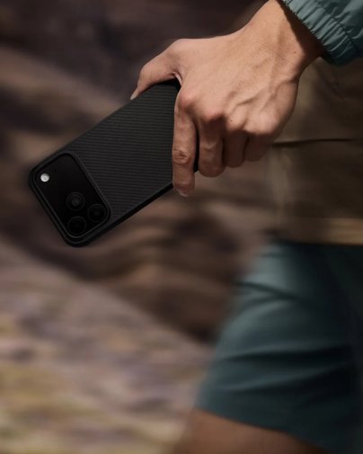 Чохол Pitaka for Apple iPhone 17 Pro - Aramid ProGuard Twill Black/Grey (KI1701MGP)