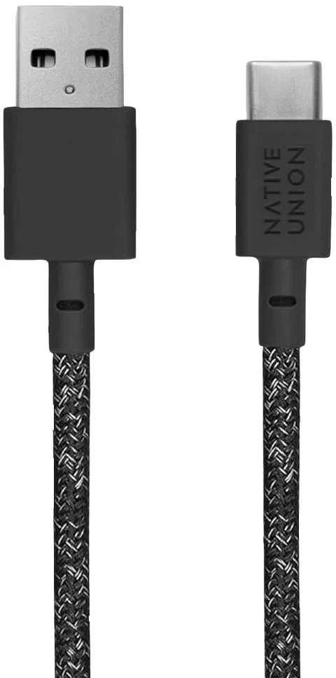 Фото: Кабель Native Union Belt AM / Type-C 1.2m Cosmos Black (BELT-AC-COS-NP) № 10 | KTC