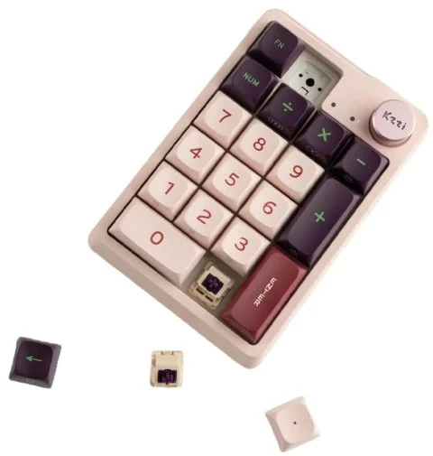 Фото: Клавіатура KZZI K20 Reappear Switch WL/BT/USB Nezuko Purple (6935280823114) № 12 | KTC