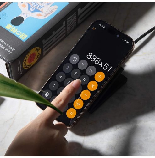 Бездротовий зарядний пристрій Native Union Rise Solo Qi2 Black (RS-SL-BLK)