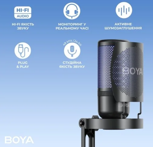 Фото: Мікрофон BOYA K9 RGB Black (BOYA K9) № 33 | KTC