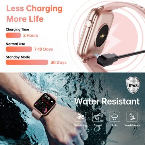 Фото: Смарт годинник Oukitel V3 Pink (6941749818607) № 12 | KTC