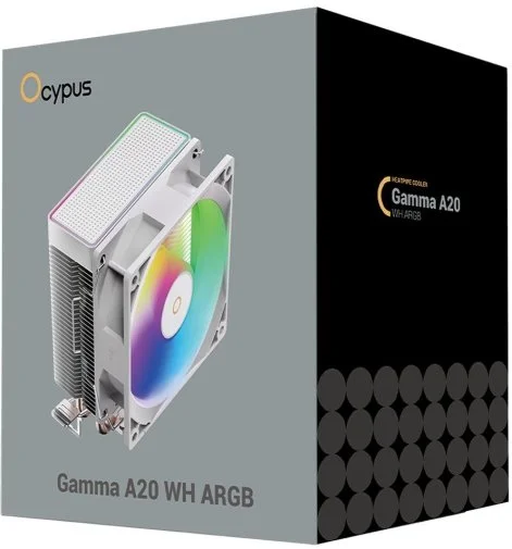 Фото: Кулер для процесора Ocypus Gamma A20 WH ARGB (GAMMA-A20-WH1AAWN00F-GL) № 18 | KTC