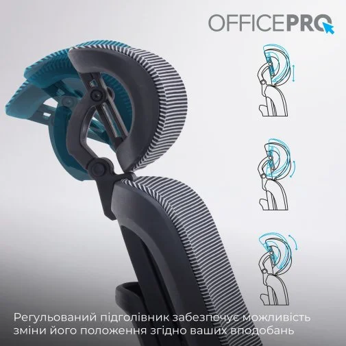 Фото: Крісло OfficePro Skyline OC580-B-DG-DG Black/Dark Gray № 29 | KTC