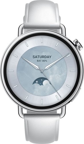 Смарт годинник Xiaomi Watch S4 41mm Leather Strap White (BHR07VUGL)