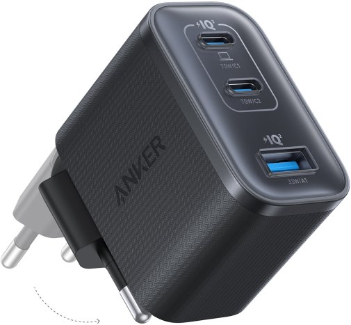 Зарядний пристрій Anker Charger 70W Black (A121AL11)