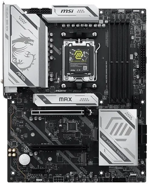 Фото: Материнська плата MSI MAG X870E GAMING MAX WIFI № 9 | KTC