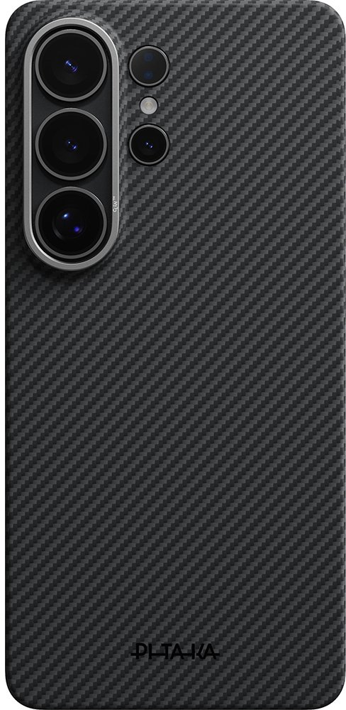 Чохол Pitaka for Samsung S26 Ultra - Edge Ultra-Slim Case Classic Twill 600D Black/Grey (KS2601U)