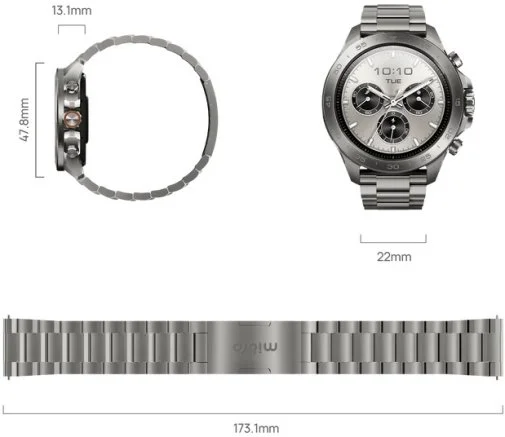 Фото: Смарт годинник Mibro GS Explorer S 48mm Full Titanium (XPAW023FT) № 22 | KTC