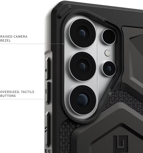 Чохол UAG for Samsung S26 Ultra - Monarch Pro with Magnet Kevlar Black (214513113940)