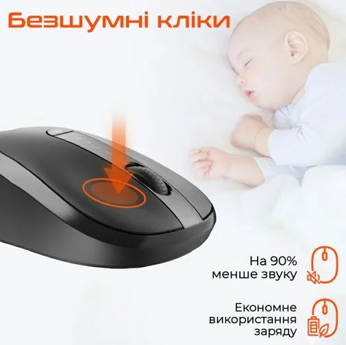 Фото: Миша Meetion BTM185 Wireless Black (MT-BTM185-A) № 9 | KTC