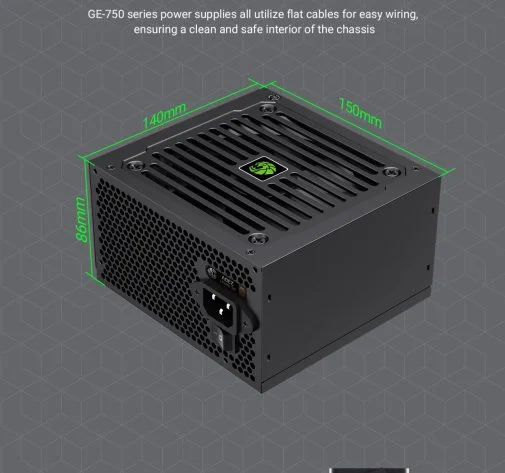Фото: Блок живлення Gamemax 750W GE-750 № 39 | KTC