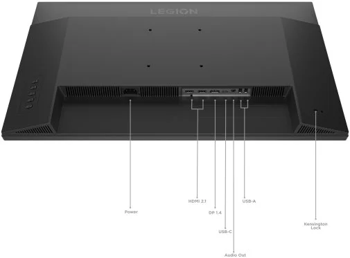 Фото: Монітор Lenovo Legion 27QD-10 Black (67D2UAC1UA) - 27" IPS / 2560×1440 / 240 Гц / AMD FreeSync Premium, AMD FreeSync Compatible, Adaptive Sync / Pivot / HAS № 21 | KTC