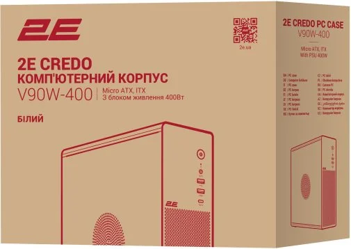 Фото: Корпус 2E Credo Slim V90W-400 400W White (2E-V90W-400) № 26 | KTC